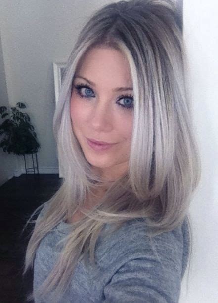 Gray Ash Blonde Ombré Ombre Hair Blonde Grey Blonde Hair Ash