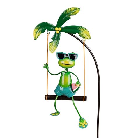 Gartenstecker Frosch Ferienjunge 96cm Eliassen Home Garden Pleasure