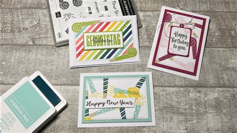 Schnelle Geburtstags Und Neujahrskarten Basteln Stampin Up