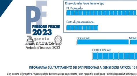 Redditi PF 2023 Pronto Il Modello Agenzia Entrate Istruzioni E Nuove