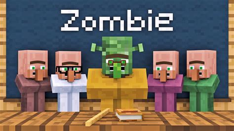 Zombie Vs Villager Life 1 Alien Being Minecraft Animation YouTube