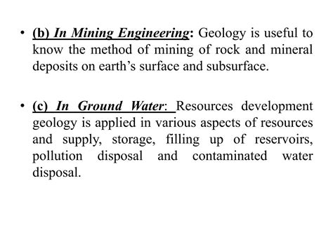 1.1 introduction of geology,Branches and Scope of Geology | PPT