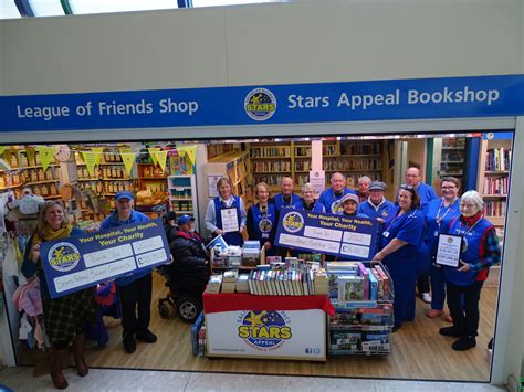 Stars Appeal Bookshop and bucket collections at hospital raise nearly £