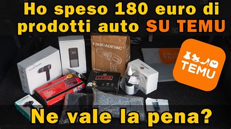 Ho Speso 180 Euro In ACCESSORI AUTO Su TEMU Ne Vale La Pena YouTube