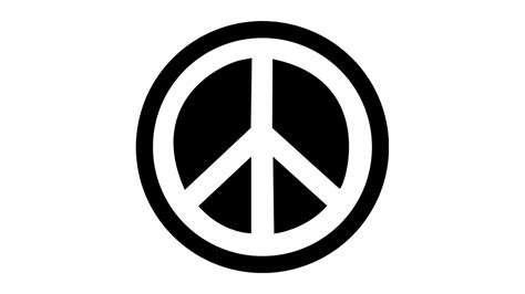 Peace Sign Small Button