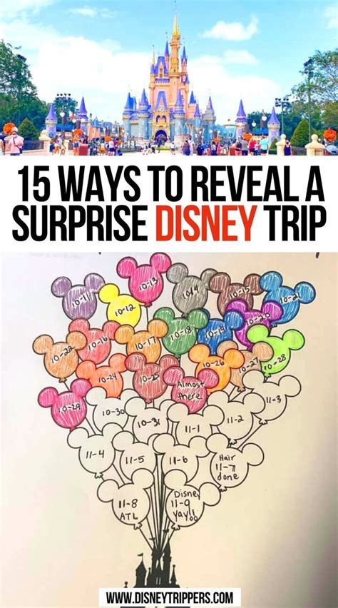 Creative Ways To Reveal A Surprise Disney Trip Artofit