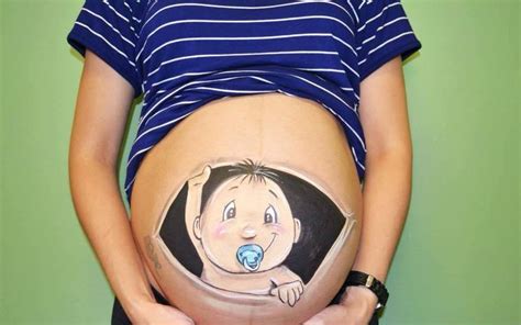 Desenho na barriga de grávida 60 fotos criativas e inspiradoras