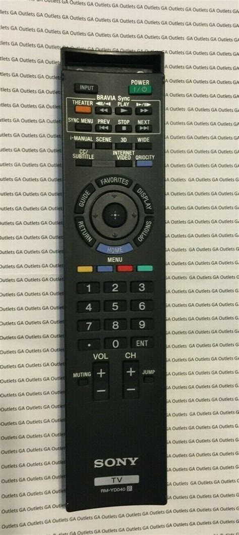 Genuine Sony Remote Control Rm Yd For Tv Kdl Hx Kdl Hx