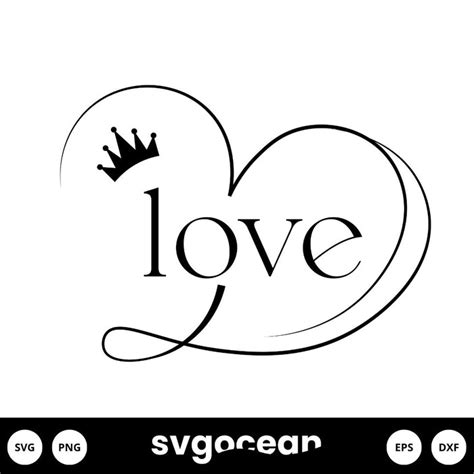 Love Svg Files Vector For Instant Download Svg Ocean — Svgocean