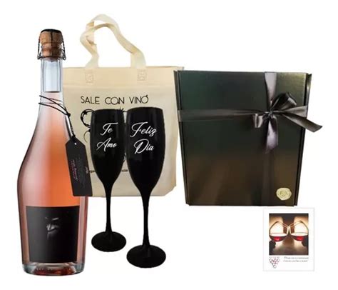 Box Champagne Alma Negra Brut Nature Copas Negras Regalo