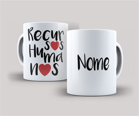 Caneca Profiss O Recursos Humanos C Nome Personalizada No Elo At