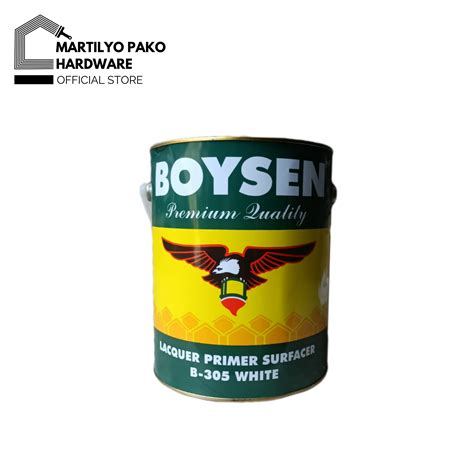 Boysen Lacquer Primer Surfacer White 1l And 4l1 Gallon Lazada Ph