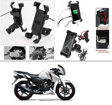 Buy Autostark Bike Phone Mount Motorcycle Rotating Cell Phone Stand