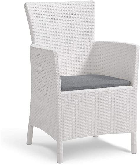 Amazon Fr Fauteuil Jardin Blanc