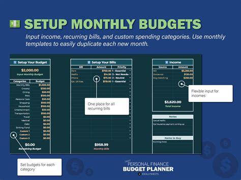 smart personal finance budgeting spreadsheet pro