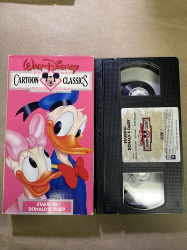 Walt Disney Cartoon Classics V 7 Starring Donald Daisy Vhs 1991