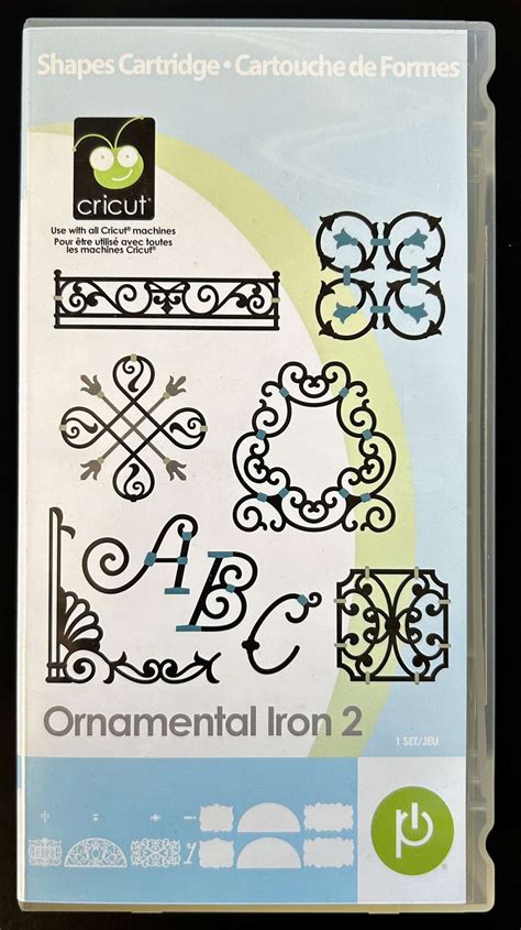 Cricut Cartridge Ornamental Iron 2 Etsy