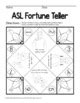 ASL Paper Fortune Teller Game Emotions By ASL Teaching Resources