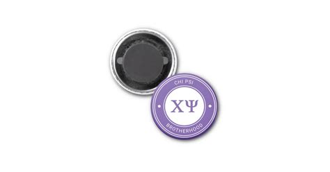 Chi Psi Badge Magnet Zazzleat