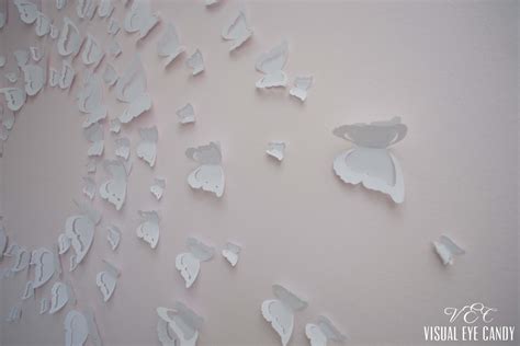 Visual Eye Candy: DIY Butterfly Wall Art