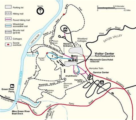 Mammoth Cave National Park Detail Map | Gifex