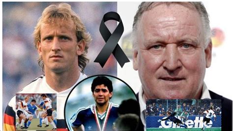 Muri Andreas Brehme El Alem N Que Sentenci A Argentina En La Final