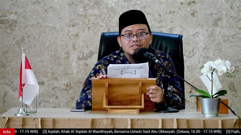 Bekal Perjalanan Panjang Menuntut Ilmu Ustadz Ibnu Sutopo Yuono M Si