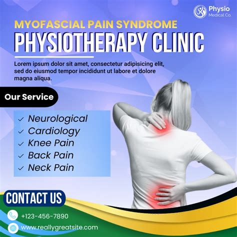 Physiotherapy Clinic Template Postermywall