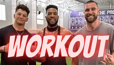 LOOK: Kelce & Toney show up to work out with the guys (12 photos)