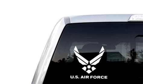 Air Force Car Decal, Air Force Logo, Air Force Decal, Air Force Sticker, USAF Sticker - Etsy