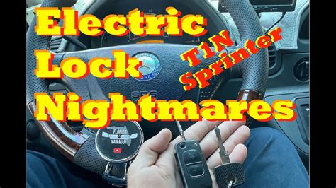 Electric Locks Lock And Unlock T1n Sprinter Doors Won T Stay Locked Youtube