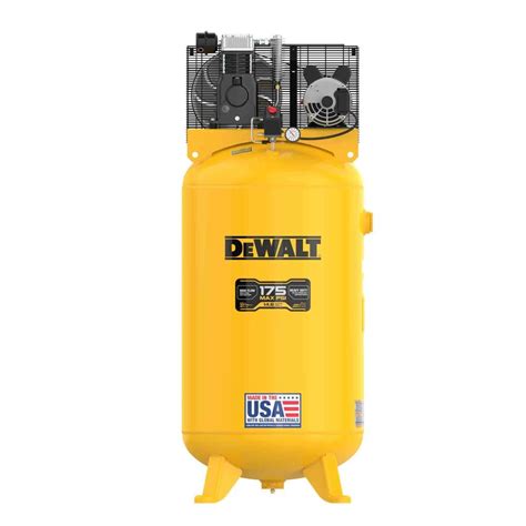 Dewalt 80 Gallon Oil Lubricated Air Compressor High Air Flow 175 Max Psi 5 Hp Dxcm805com