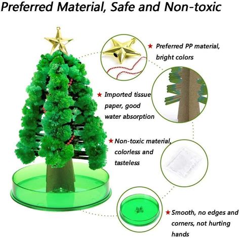 Green PVC Magic Growing Crystal Christmas Tree Size 6 Inch At Rs 165