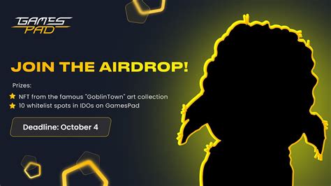 Join Gamespad Nft Airdrop To Win An Exclusive Goblintown Nft Youtube