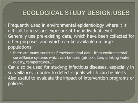 Ecological study