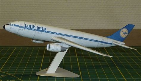 Lufthansa Airbus A300 600 Free Airplane Paper Model Downlo Flickr