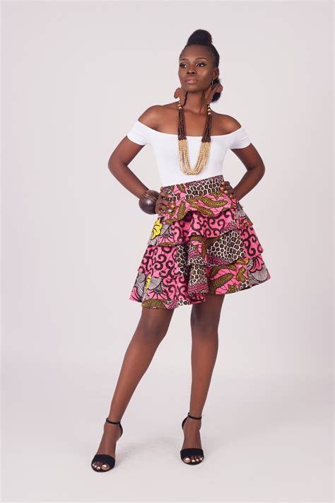 Alero African Print Maxi Skirt African Long Skirts Naborhi