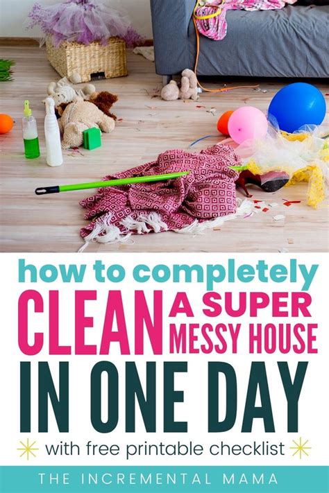 How To Quickly Clean Your House When Its A Disgusting Mess Messy House Easy House Cleaning