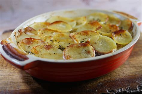 French Boulangère Potatoes - The Frugal Flexitarian