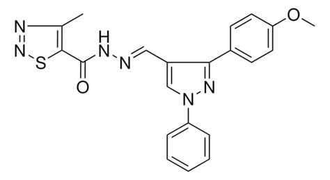 N E 3 4 METHOXYPHENYL 1 PHENYL 1H PYRAZOL 4 YL METHYLIDENE 4