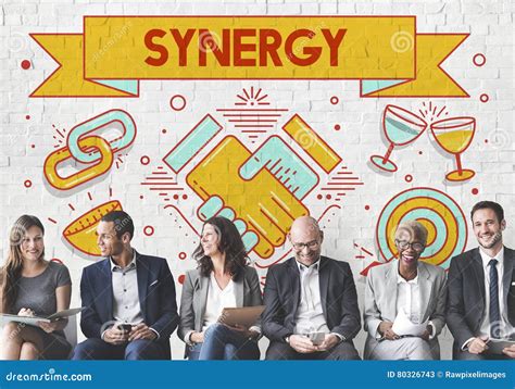 Synergy - Teamwork People Partner For Combined Strength Royalty-Free ...