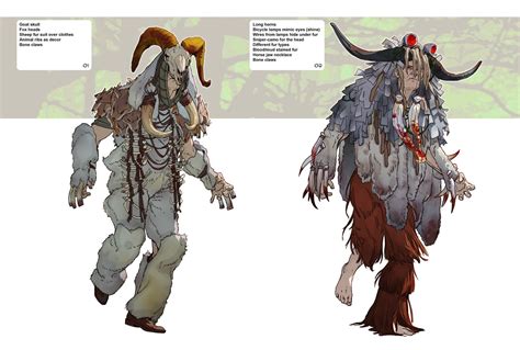 ArtStation - Sheepsquatch fanatic outfit, Katya Gudkina