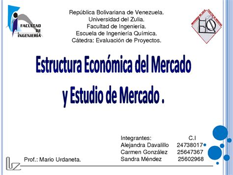 Solution Presentacion Estructura Y Estudio Economico Del Mercado