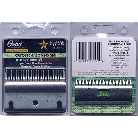 Oster Clipmaster Replacement Blades Electric Clippers & Blades Grooming ...