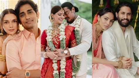 Tamil Celebrities Who Tied The Knot In Naga Chaitanya Sobhita To