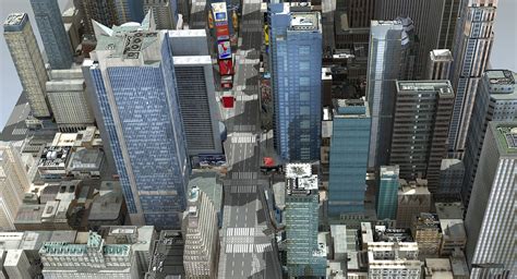 3d New York Square Time Model