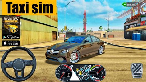 Taxi Sim Evolution Driving Mercedes AMG E63 Car Android Gameplay