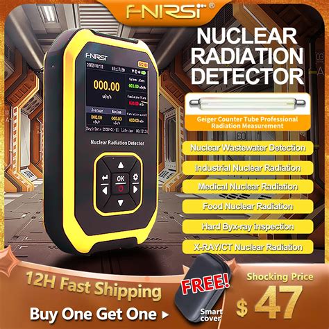 FNIRSI GC 01 Geiger contador de radiación Nuclear dosímetro Personal