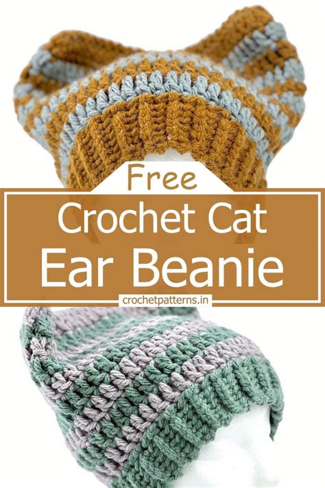 10 Crochet Cat Ears Patterns