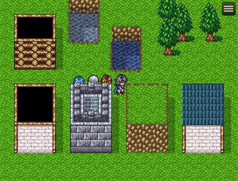 オートタイル（壁・屋根）の上部だけを通行可能に【rpgツクールmzandmvプラグイン】 New Rpg Project